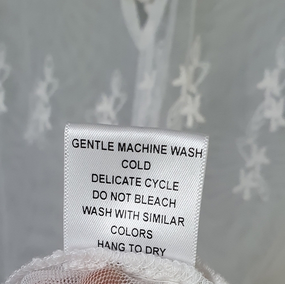 KYLA SEA Embroidered‎ Blouse White Women's Size L - Picture 10 of 10